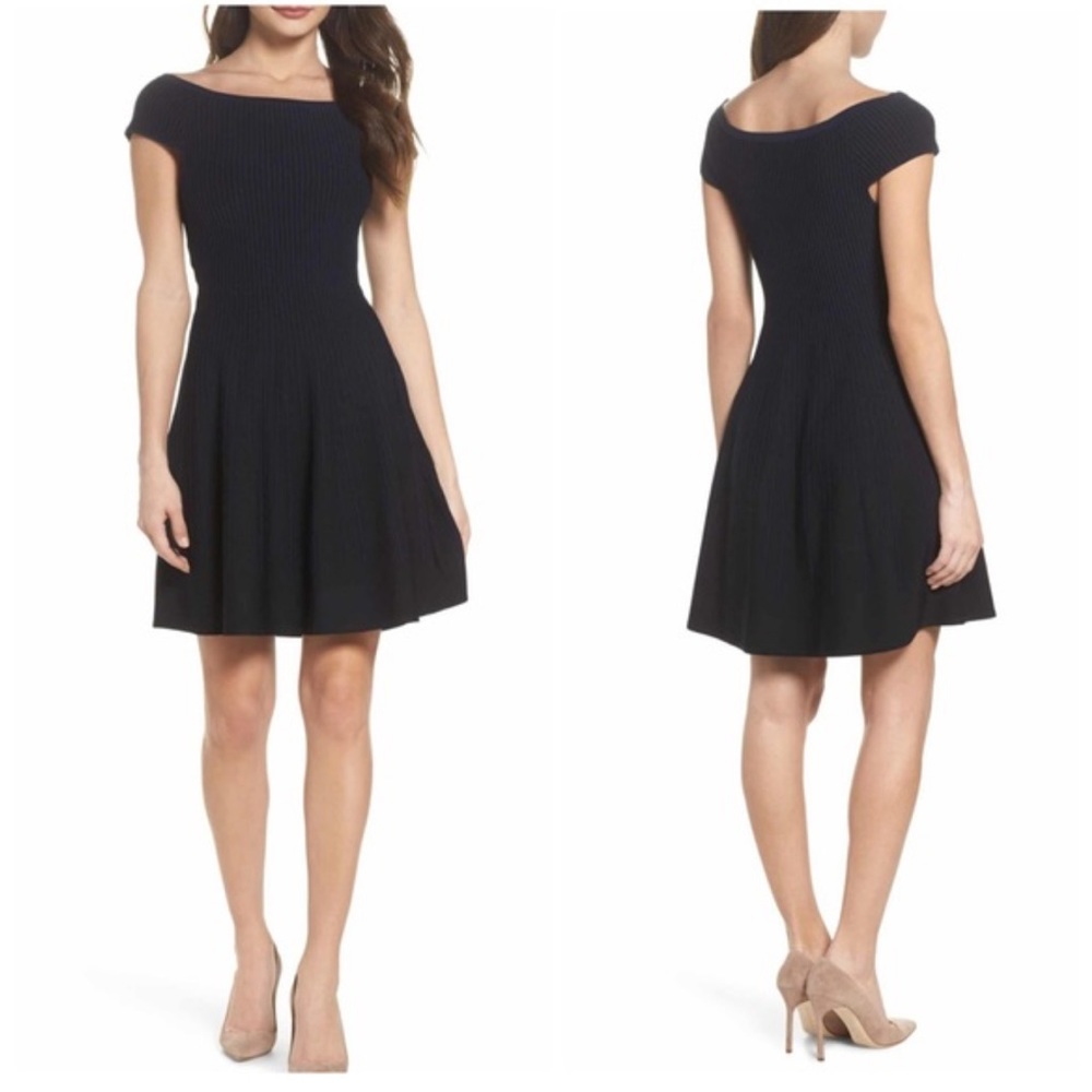 French Connection Olivia Off the Shoulder Dress Sz 10